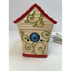 Retired Scentsy "Birdhouse" full-size Premium Ceramic Wax Warmer